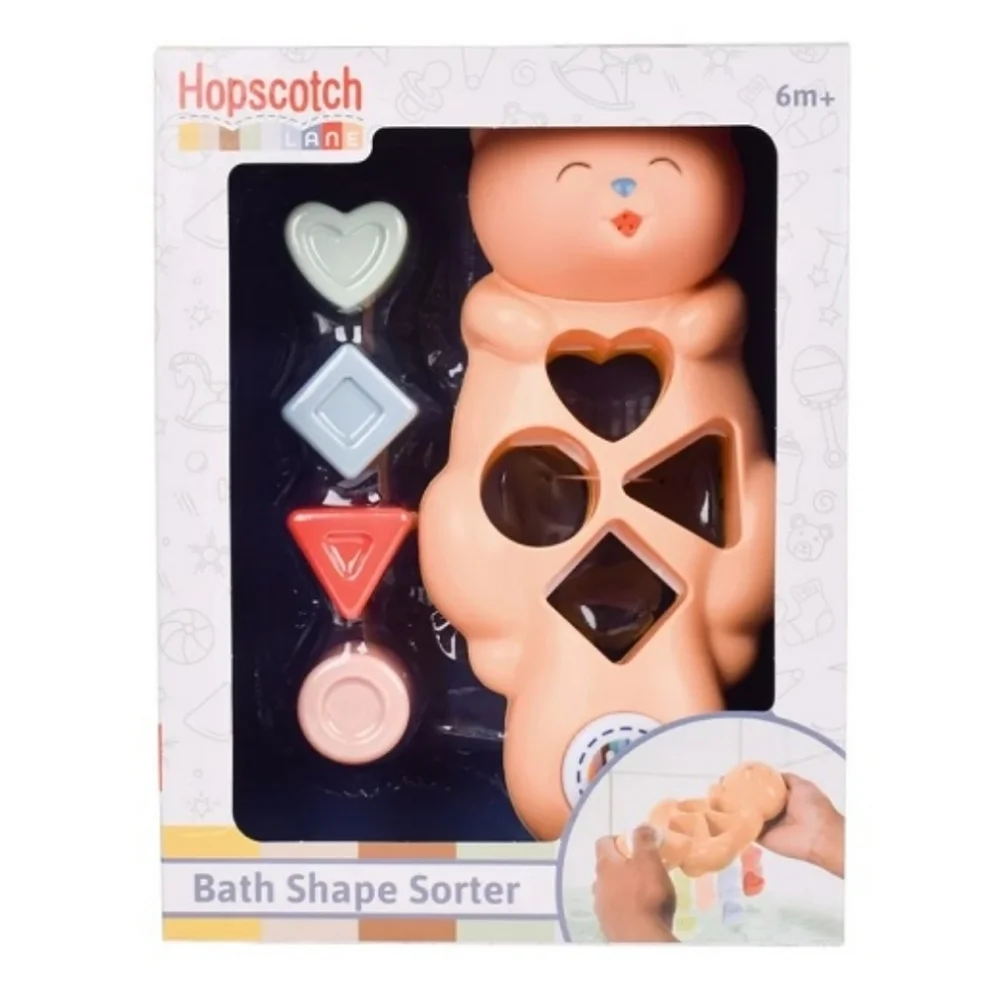 Hopscotch Lane Sea Otter Shape Sorter Bath Toy – Baby To Toddler